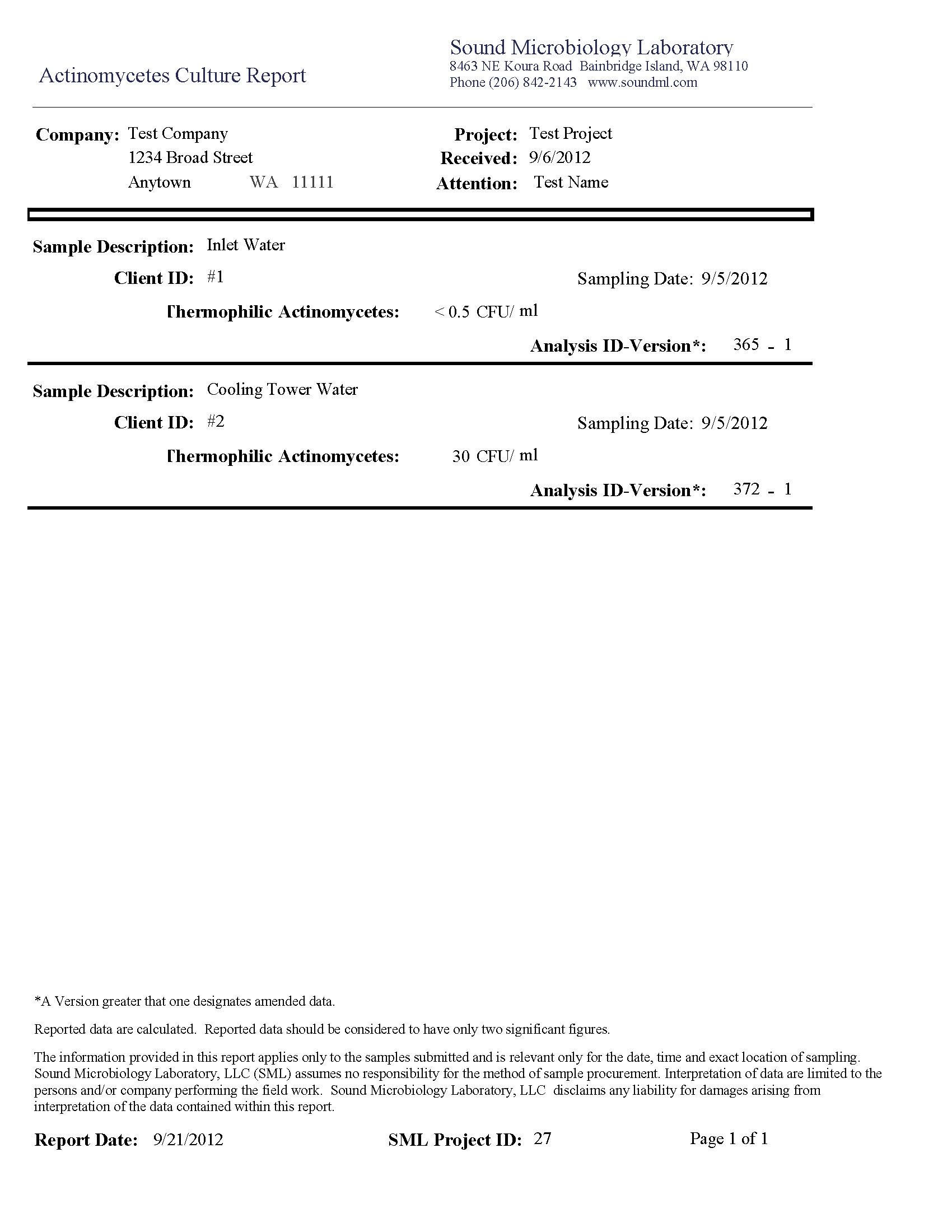 clinical laboratory report format pdf