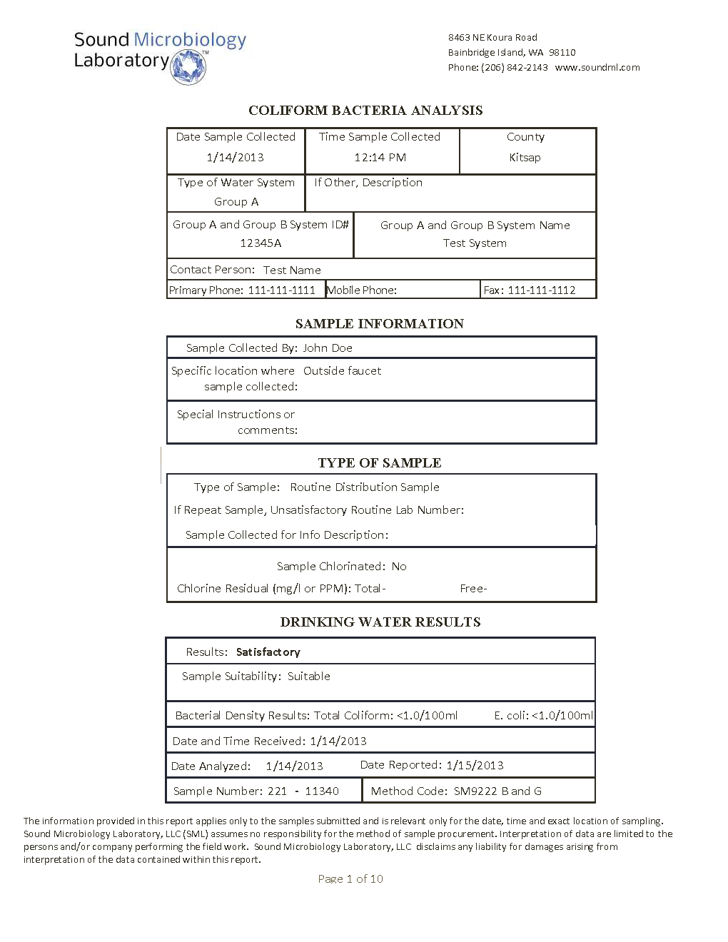 How to make a lab report for microbiology